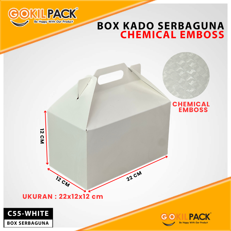 Handle Chemical Embos|Kotak Serbaguna|Hampers|22x12x12cm|C55 - Image 3