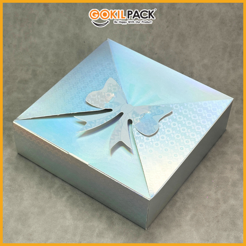 Box Natal / Kotak Kue Merry Christmas / Gift Box Natal Ekslusif / 22x22x6,5cm / C65 - Image 5