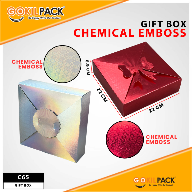 Box Natal / Kotak Kue Merry Christmas / Gift Box Natal Ekslusif / 22x22x6,5cm / C65