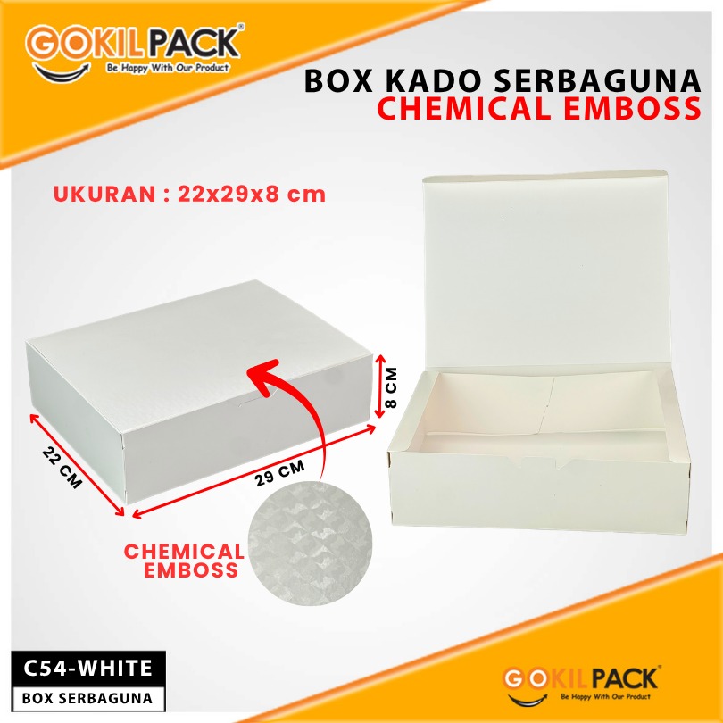 Kotak Box Kado / Chemical Embos / Box Hologram / Gift/ 29x22x8cm/ C54 - Image 5
