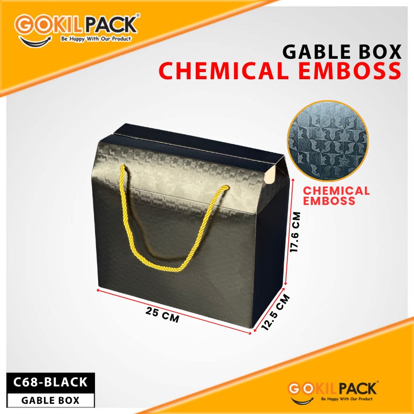 Box Hampers / Gable Box / Kotak Souvenir Hadiah / 25x12,5x17,5cm / C68 - Image 2