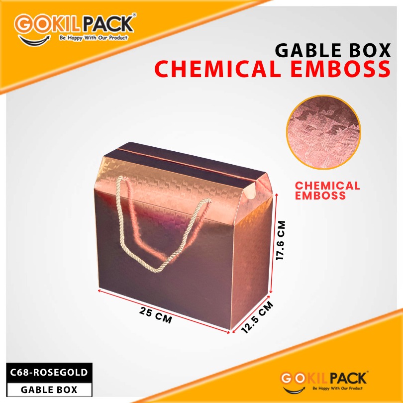 Box Hampers / Gable Box / Kotak Souvenir Hadiah / 25x12,5x17,5cm / C68 - Image 5