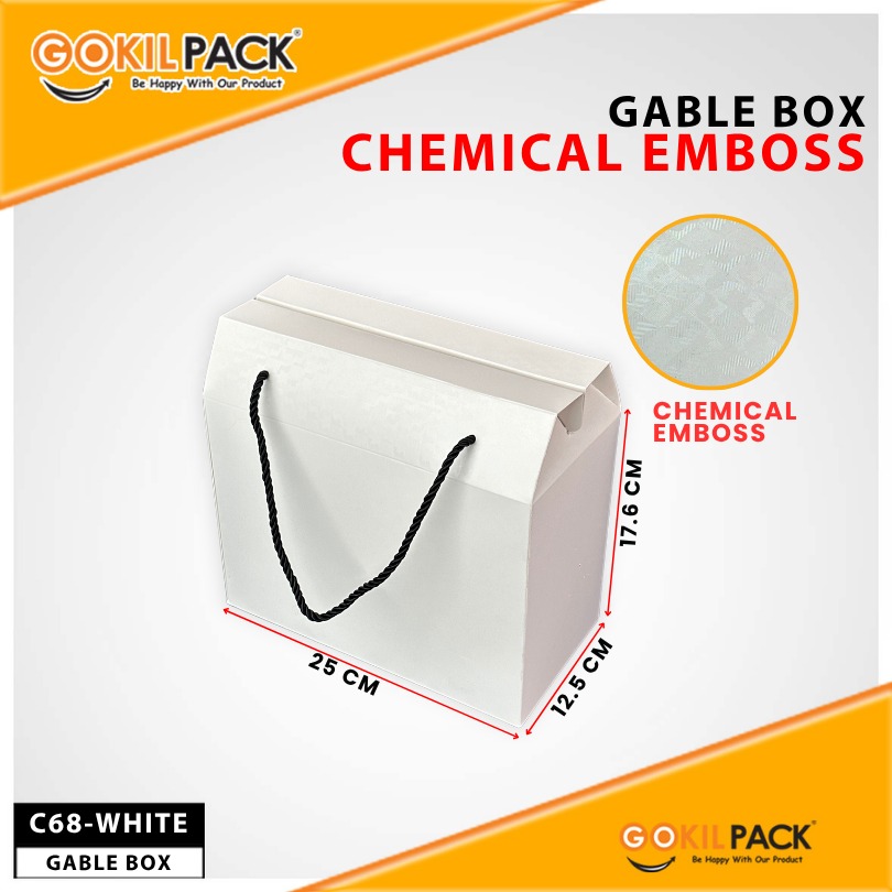 Box Hampers / Gable Box / Kotak Souvenir Hadiah / 25x12,5x17,5cm / C68 - Image 3